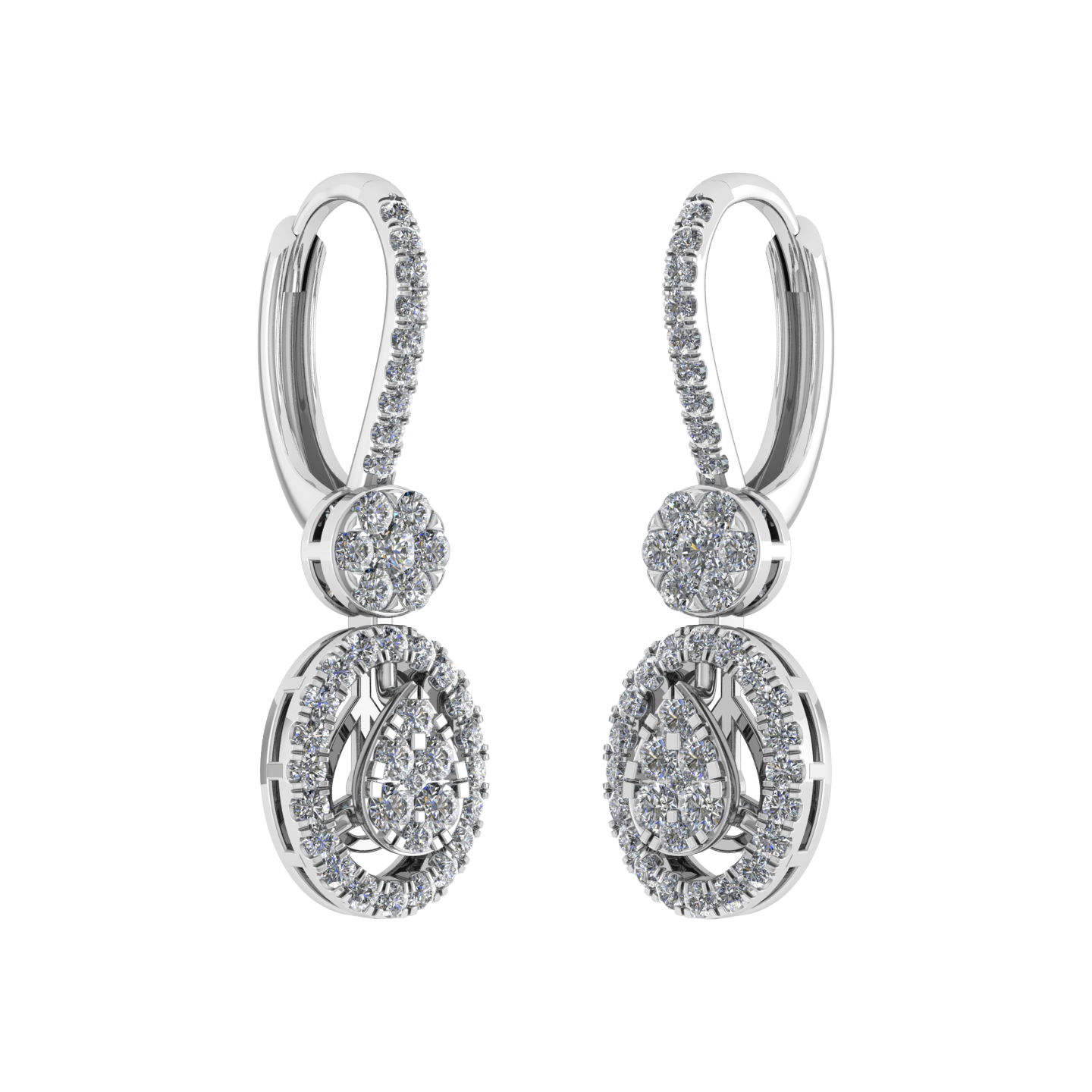 Minimal Design Natural Diamond Earring -JN030609-ER11