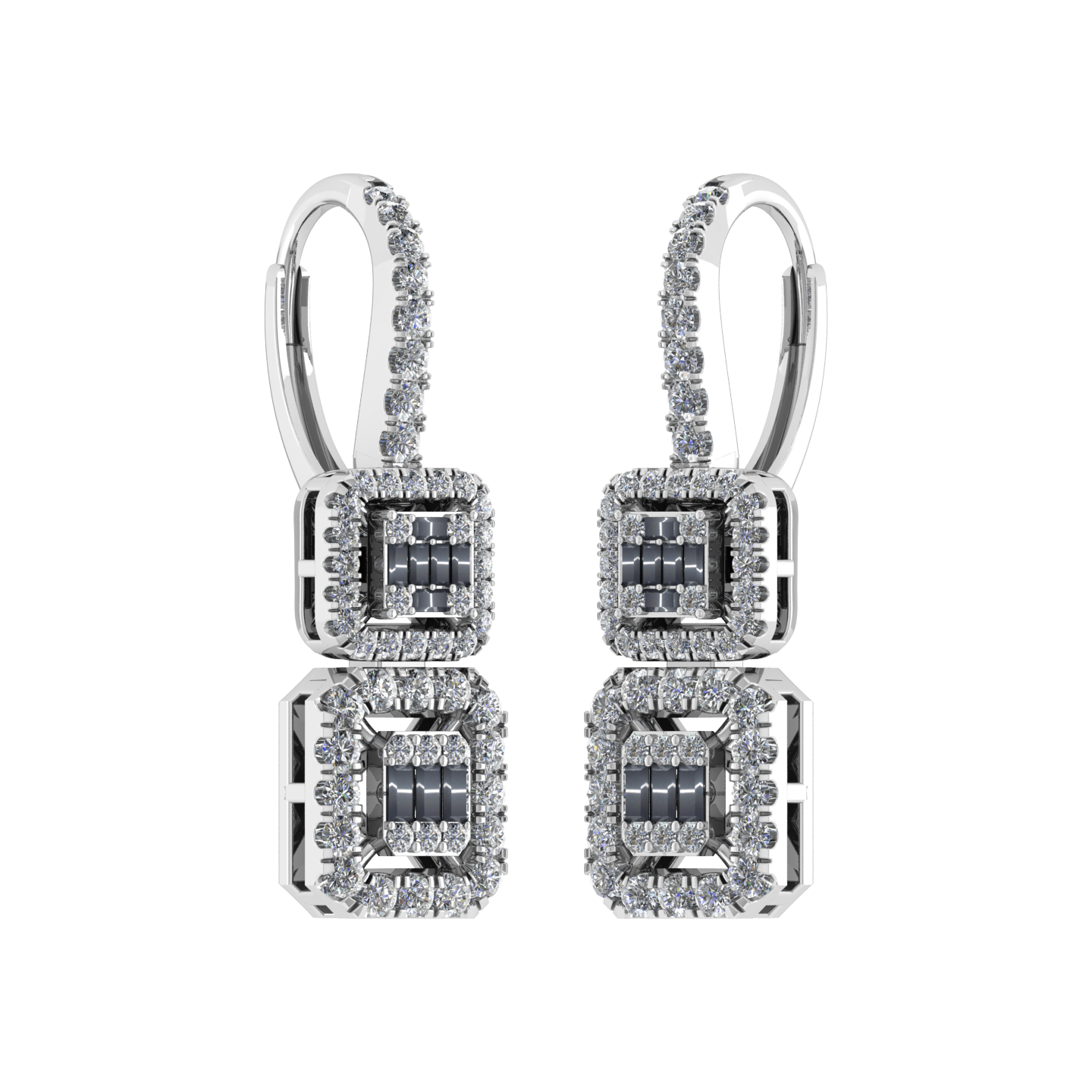 Classy Design Diamond  Earrings -JN030609-ER12