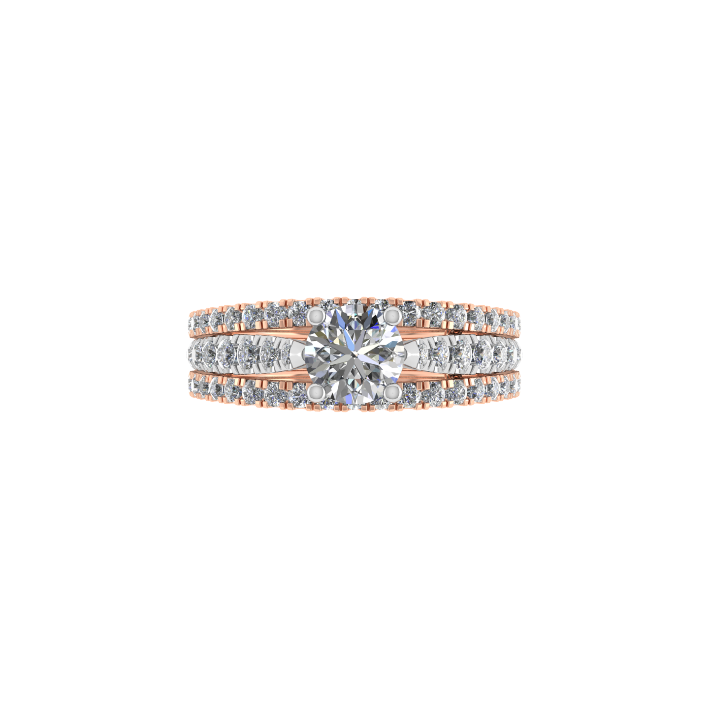 18K Gold Diamond Ring  -  JN030609-R186