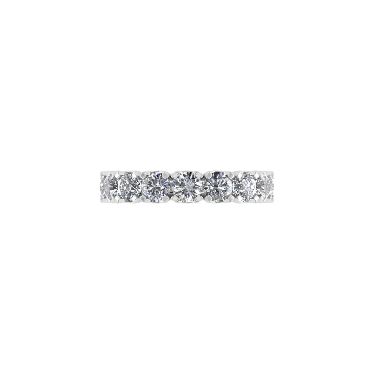 Beautiful Sophisticated Design 18K White Gold Diamond Ring  -  JN030609-R193