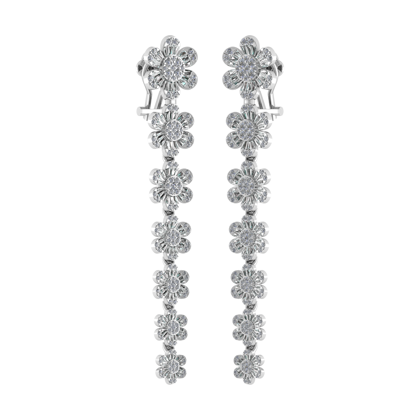 Elegant Diamond Tall Earring - JN030609-ER150